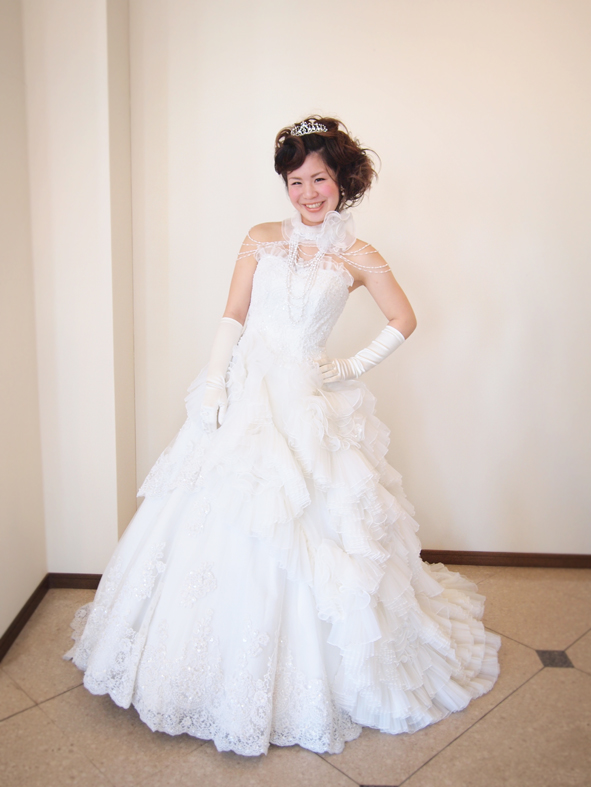 お花ふわふわなウェディングドレス Mureのブログ
