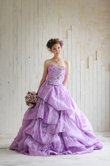 紫陽花カラーのドレス Mureのブログ
